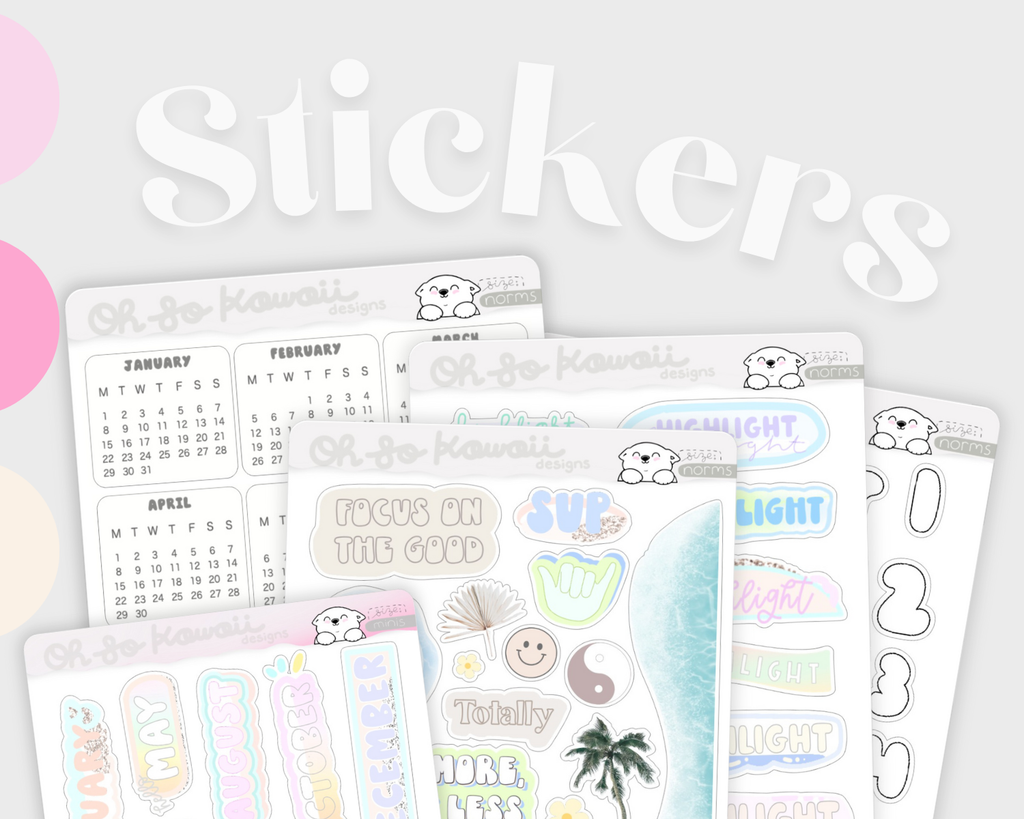 Stickers – Ohsokawaiidesigns