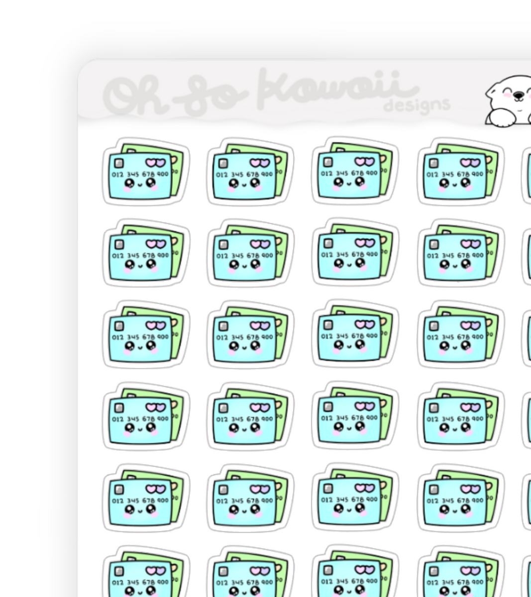 Credit Card – Ohsokawaiidesigns