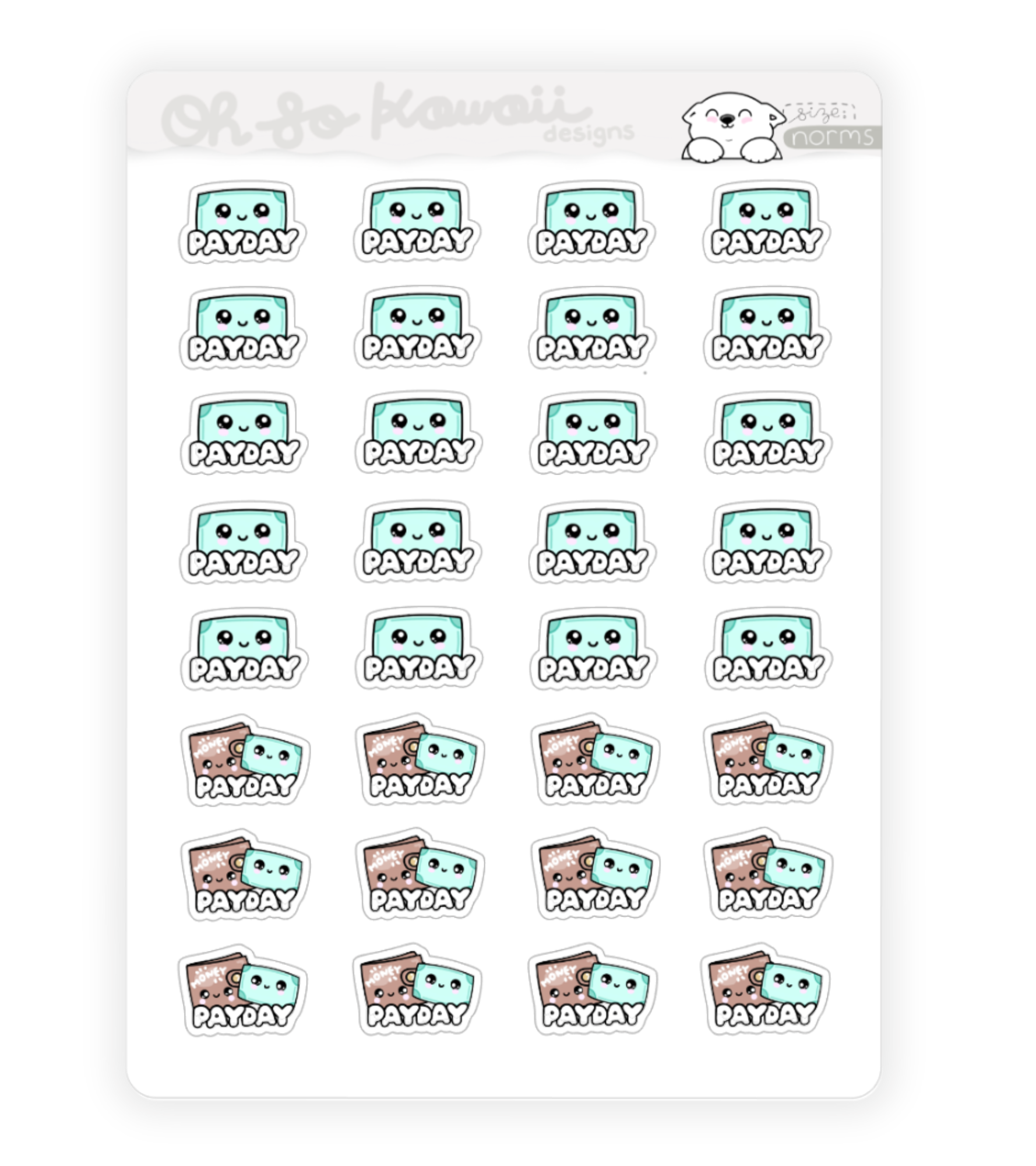 Pay Day – Ohsokawaiidesigns pay-day-ohsokawaiidesigns